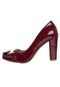 Scarpin Anna Flynn Adorno Metal Vinho - Marca Anna Flynn