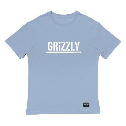 Camiseta Grizzly Stamp Tee Masculina Azul - Marca Grizzly