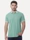 Polo Aramis Masculina Piquet Duplo Gola Jacquard Verde Claro - Marca Aramis