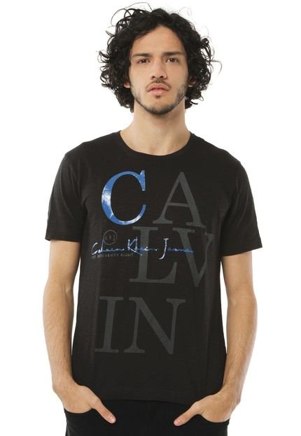 Camiseta Calvin Klein Original Preta - Marca Calvin Klein Jeans
