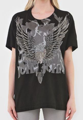 Camiseta John John Eagle Line Grafite - Compre Agora