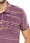 Camisa Polo Forum Listras Roxo - Marca Forum