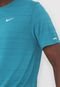 Camiseta Nike Df Miler Top Azul - Marca Nike