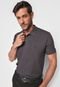 Camisa Polo Guess Reta Textura Grafite - Marca Guess