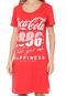 Vestido Coca-Cola Jeans Curto Lettering Vermelho - Marca Coca-Cola Jeans