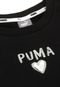 Blusa de Moletom Puma Infantil Preto - Marca Puma