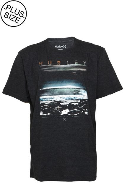 Camiseta Hurley Oversize Rising Tides Cinza - Marca Hurley