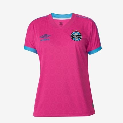 Camisa Feminina Umbro Grêmio Outubro Rosa 2023 Incolor - Marca Umbro