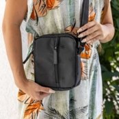 Bolsa Transversal Shoulder Bag Maktub Mak Preta - Marca MAKTUB STYLE