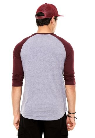 Camiseta Nicoboco Raglan Park Cinza