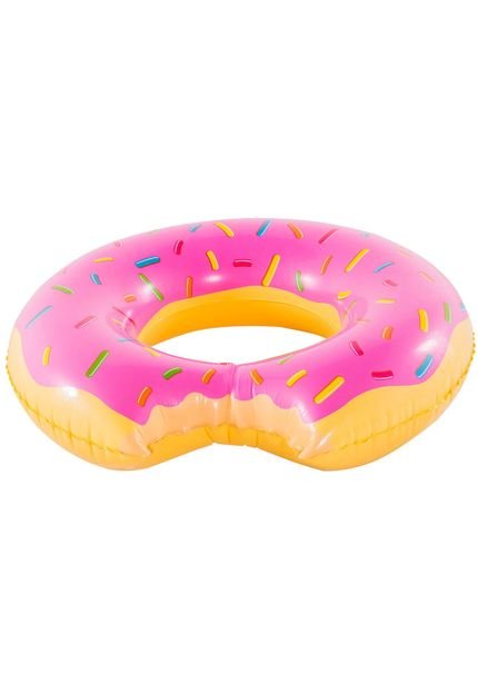 Boia Inflável Gigante Anel Donut Rosa Belfix - Marca Belfix