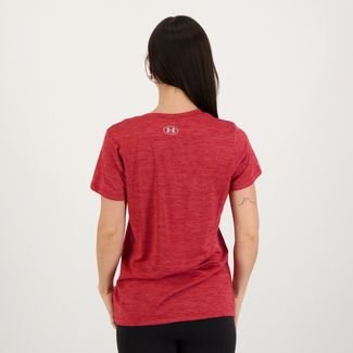 Camiseta Under Armour Tech Twist Feminina Vermelha