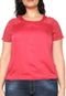 Blusa Cativa Plus Size Renda Rosa - Marca Cativa Plus