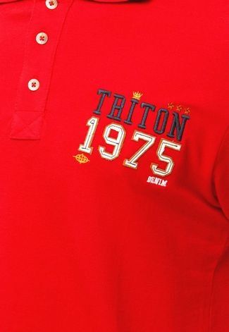 Camiseta Polo Triton Basic Vermelho