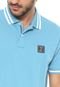Camisa Polo Tommy Hilfiger Reta Wcc Badge Azul - Marca Tommy Hilfiger