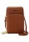 Bolsa Feminina Porta Celular Shoulder Bag Star Shop Transversal Carteira Marrom - Marca STAR SHOP