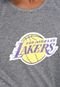 Regata New Era Los Angeles Lakers NBA Cinza - Marca New Era