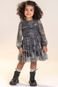 Vestido Infantil Menina Moderno com Tule Colorittá Preto - Marca Colorittá