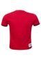 Camiseta Fakini Caveira Vermelha - Marca Fakini