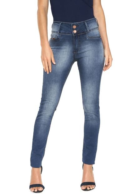 Calça Jeans Lunender Skinny  Azul - Marca Lunender