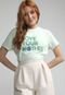 Blusa GAP Lettering Verde - Marca GAP