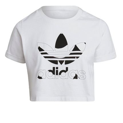 Adidas Camiseta Cropped Marimekko Trefoil Infill - Marca adidas