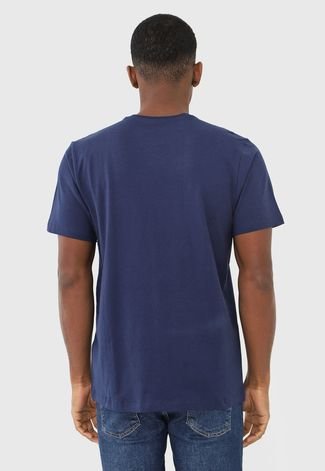 Camiseta Hurley Floral Azul-Marinho