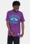 Camiseta NBA Club Charlotte Hornets Roxa Escuro - Marca NBA