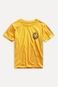Camiseta Praia Vintage Selo Reserva Mini Amarelo - Marca Reserva Mini