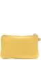 Necessaire Couro Calvin Klein Lettering Amarela - Marca Calvin Klein