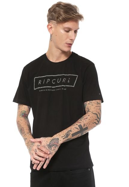Camiseta Rip Curl Vision Preta - Marca Rip Curl