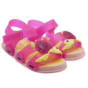 Sandália Papete Infantil Plugt Play Tartaruga Rosa/Pink Menina Colors  - Marca Plugt