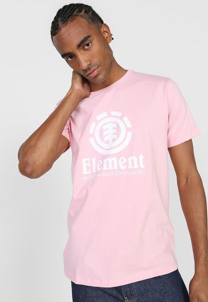 Camiseta Element Vertical Rosa - Marca Element