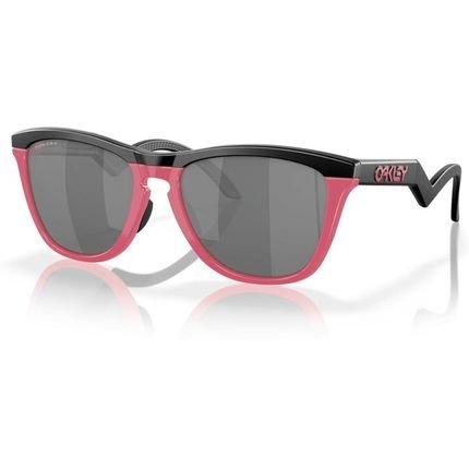 Óculos de Sol Frogskins Hybrid Black Neon Pink Prizm Black - Matte Black Neon Pink Preto - Marca Oakley