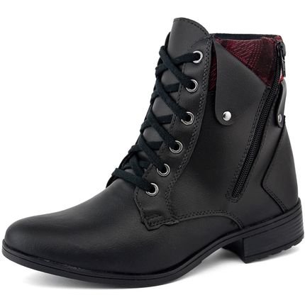 Bota Elegancy Ankle Bootzipers Preto - Marca Elegancy