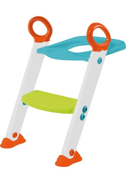Assento Redutor Com Escada - Azul Buba - Marca Buba Toys