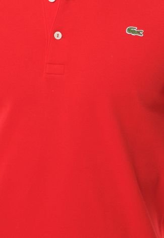 Camisa Polo Lacoste Classic Vermelha
