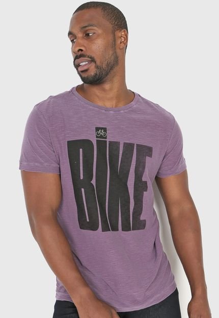 Camiseta Osklen Bike Roxa - Marca Osklen