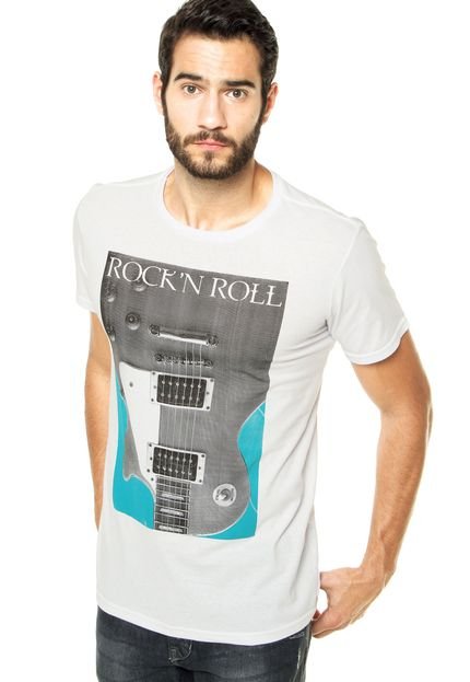 Camiseta FiveBlu Rock Branca - Marca FiveBlu