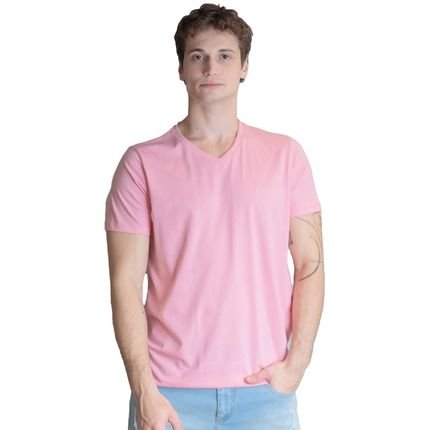 Camiseta Colcci Slim Rosa Masculino - Marca Colcci