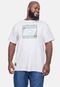 Camiseta Ecko Plus Size Masculina 3D Brand Branca - Marca Ecko