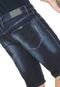 Bermuda Jeans Replay Reta Five Pocket Azul-marinho - Marca Replay