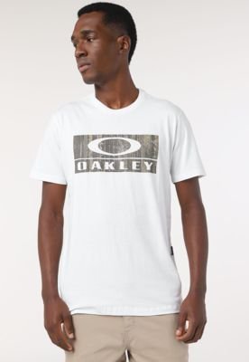 Camiseta Oakley Heritage Skull Graphic Edição Limitada - Branco