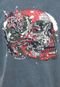 Camiseta Manga Curta  Oakley Skull Exploded View Cinza - Marca Oakley