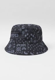 Gorro Bucket Hat Paisley Negro - No Gender Corona
