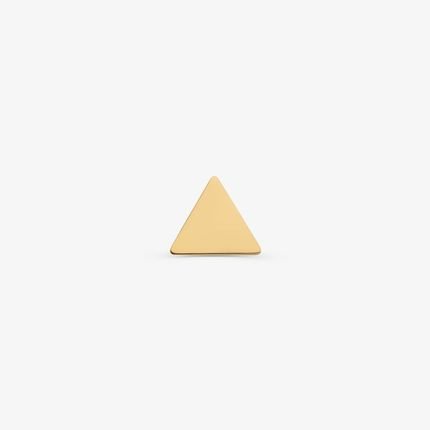 Brinco Único Triangulo em Ouro Amarelo 18k - Marca Monte Carlo