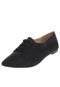 Oxford DAFITI SHOES Veludo Preto - Marca DAFITI SHOES