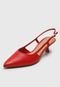 Scarpin Slingback Bottero Lisa Vermelha - Marca Bottero