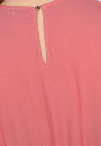 Vestido Colcci Curto Liso Rosa