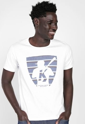 Camiseta Mr Kitsch Logo Branca